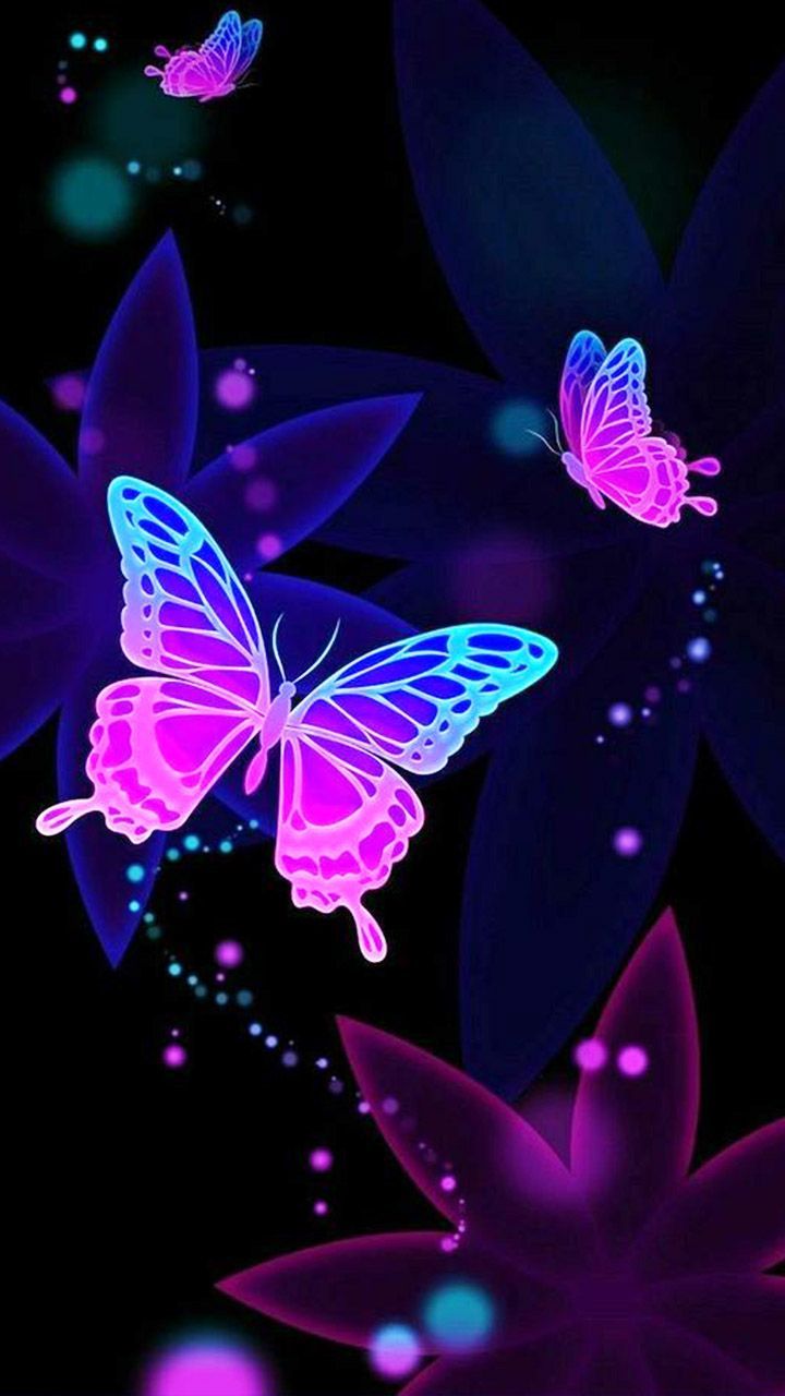 Floating Purple Butterfly Wallpaper - Pink And Purple Butterfly - HD Wallpaper 