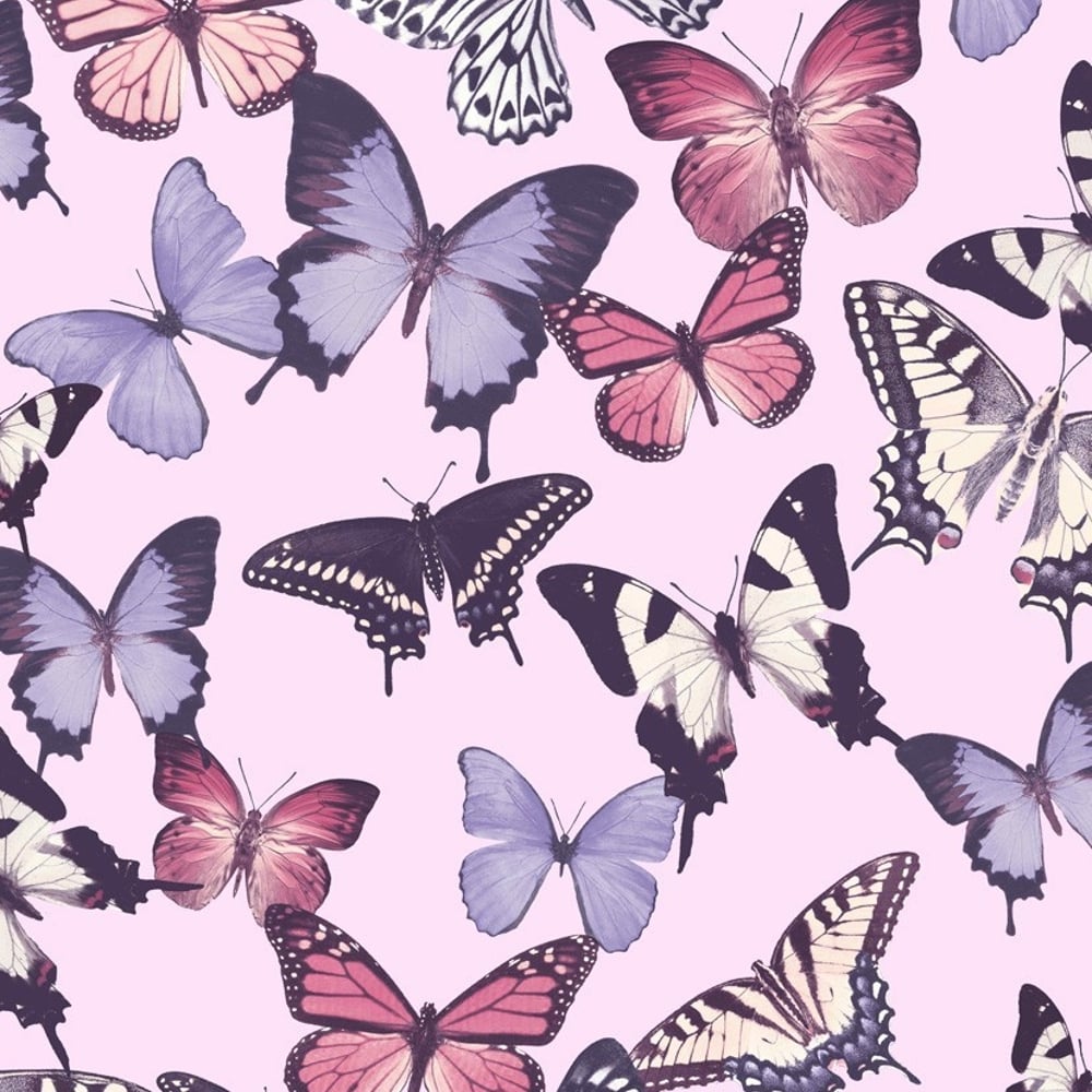 Butterfly Pattern - HD Wallpaper 