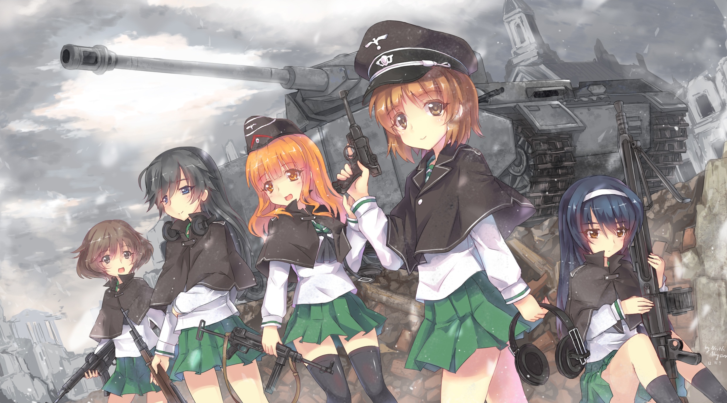 Girls Und Panzer - HD Wallpaper 