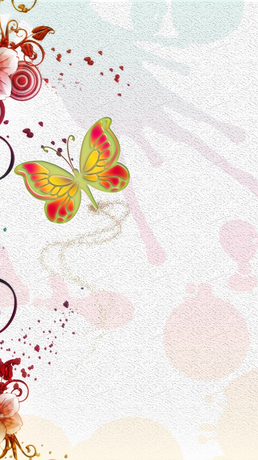 Pink Butterfly Wallpaper For Iphone Resolution - Micromax Bolt Supreme 4 Back Cover - HD Wallpaper 