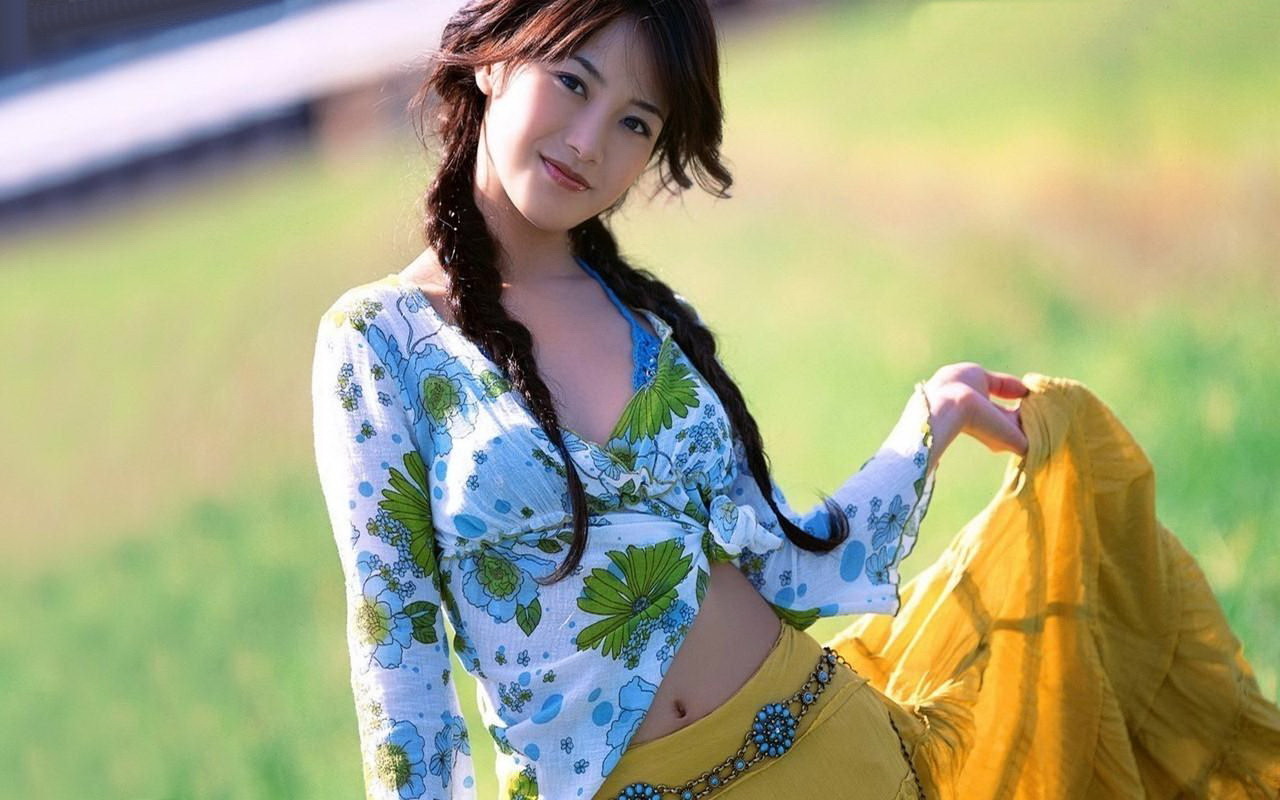 Girls Wallpapers - Japanese Girl Big Belly - HD Wallpaper 