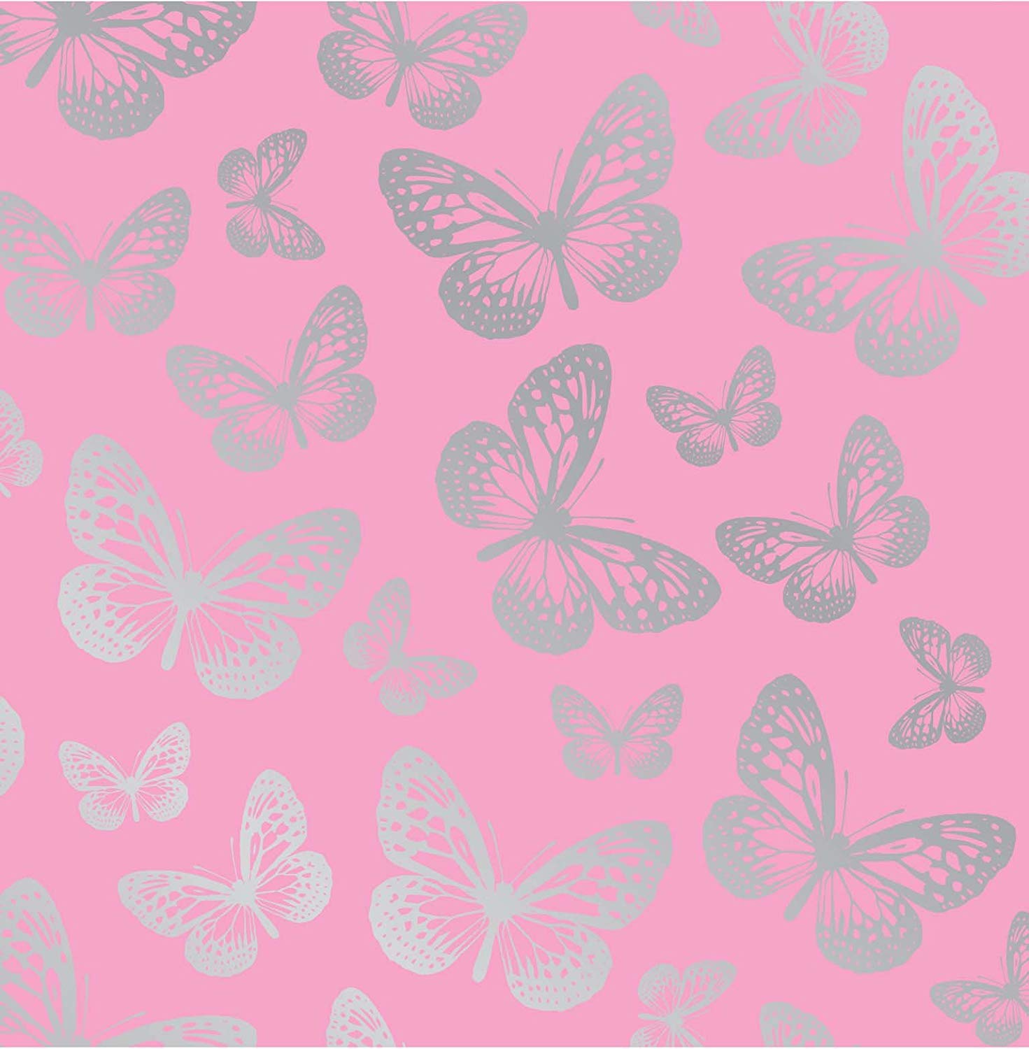 Wallpaper For Girls Room - Pink Wallpaper Butterfly - HD Wallpaper 