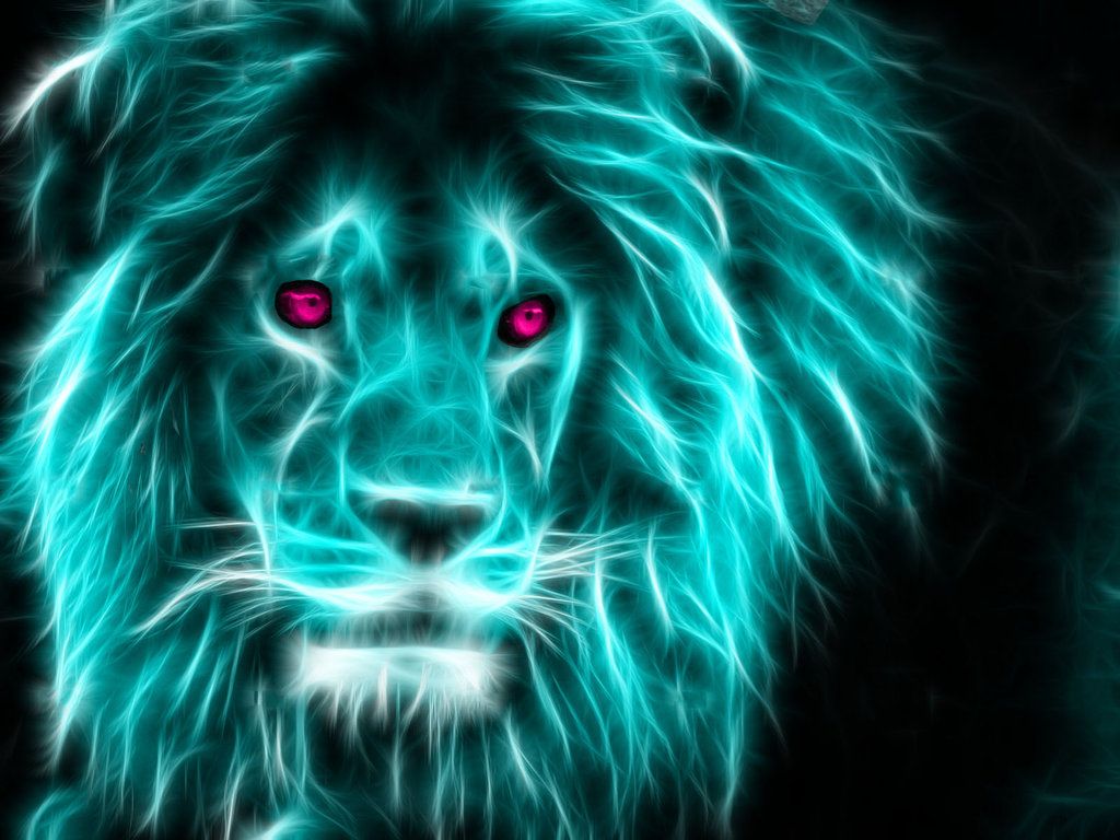 Neon Animal Wallpapers - Cool Neon Animal Backgrounds - HD Wallpaper 