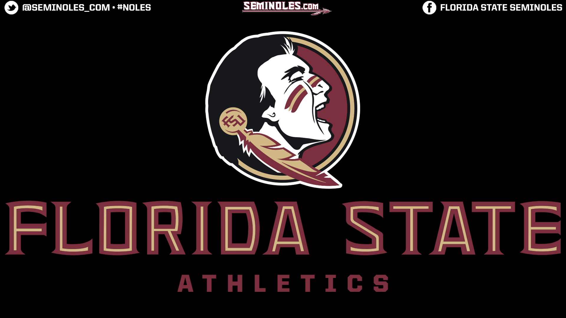 Widescreen Athletics Black - Florida State - HD Wallpaper 