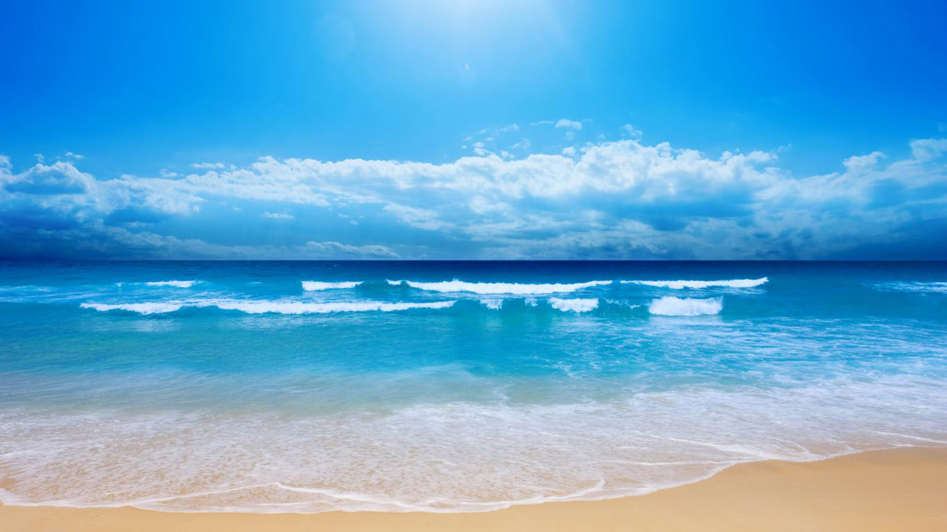 129 Beach Wallpaper Examples To Put On Your Desktop - Ocean Background - HD Wallpaper 