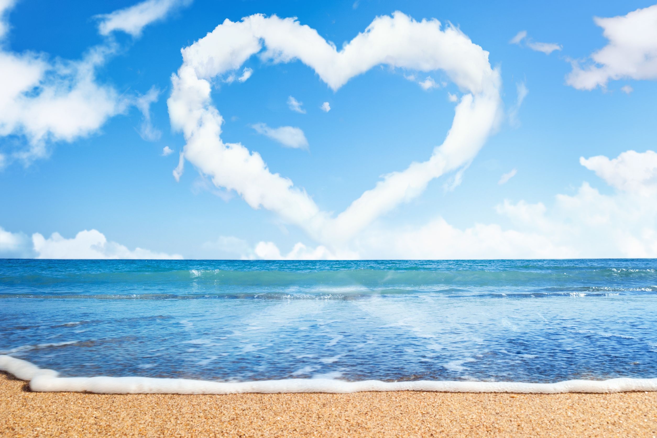 Love Beach Backgrounds - HD Wallpaper 