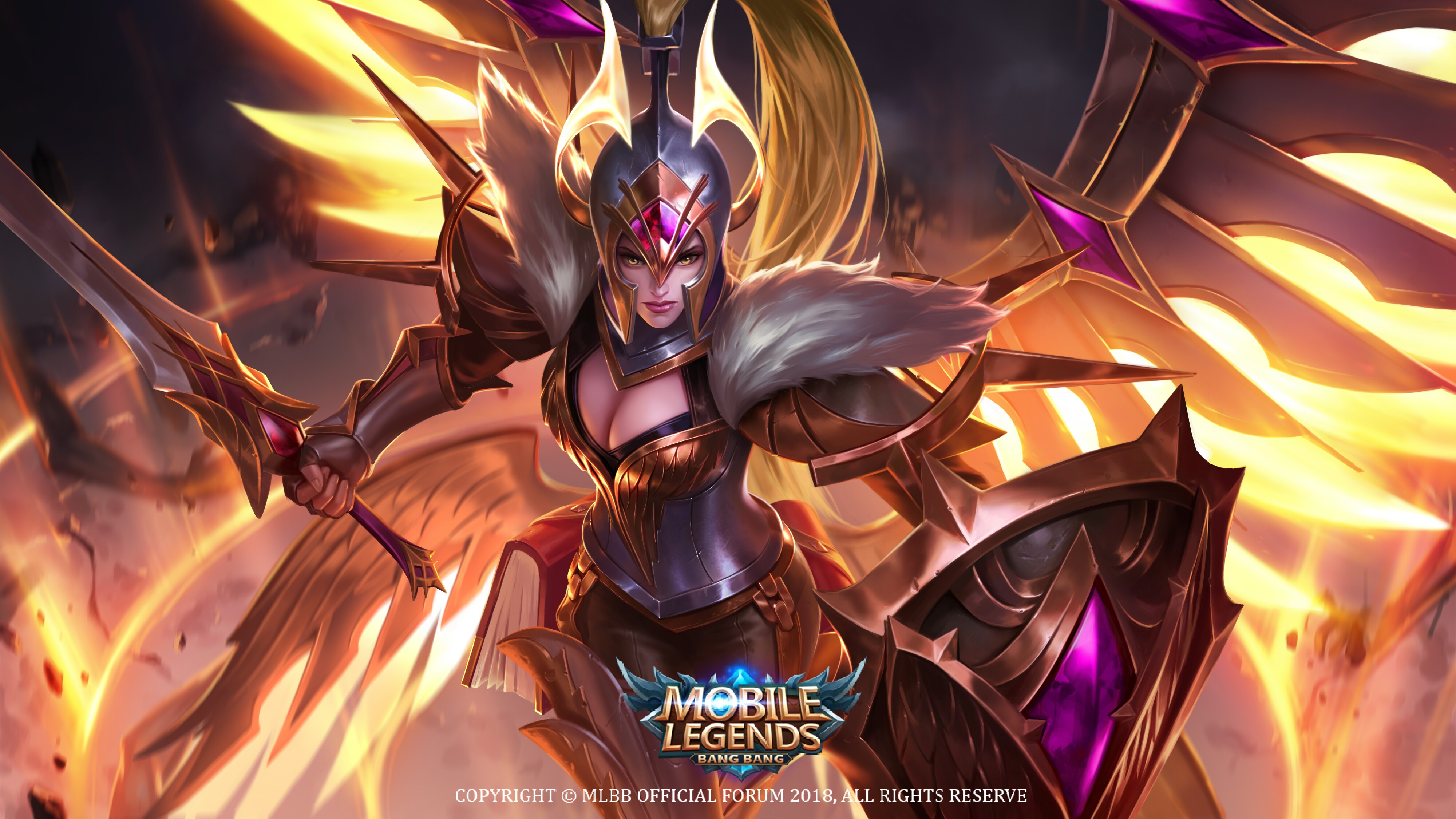 Freya War Angel Skin - HD Wallpaper 