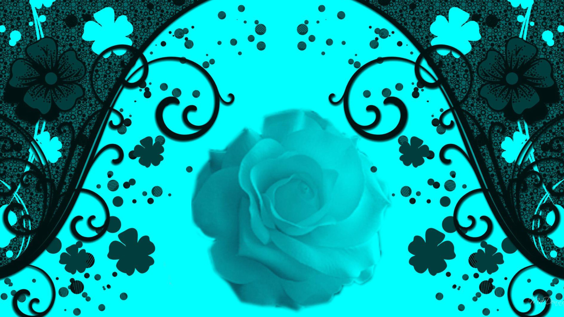 Pretty Awesome Photo - Hd Turquoise - HD Wallpaper 