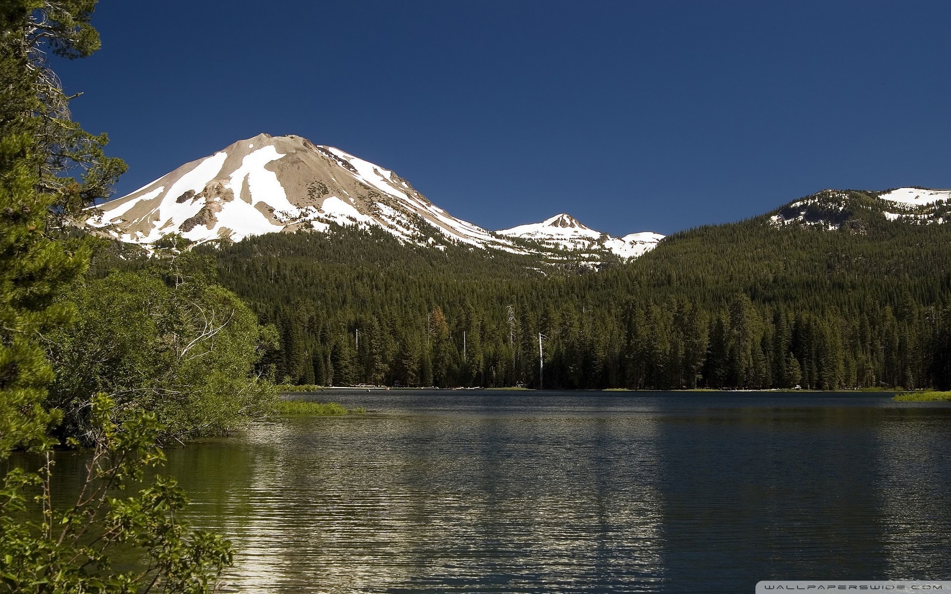 Lassen Peak - HD Wallpaper 