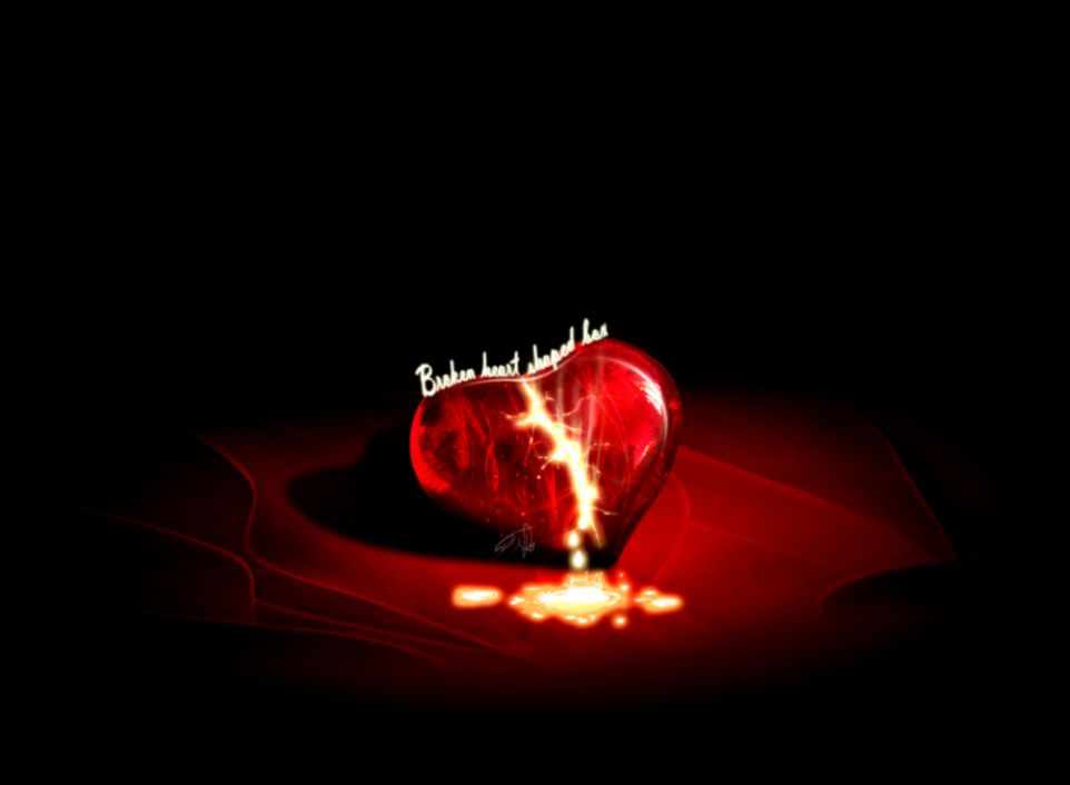 40 Breathtaking Heart Shaped Wallpapers Designcoral - Thanks For Broke My Heart - HD Wallpaper 