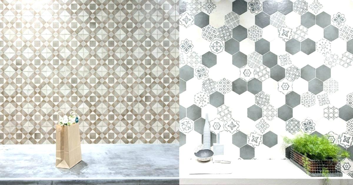 2017 Wallpaper Trends Interior Trends The Latest Patterned - Tile - HD Wallpaper 