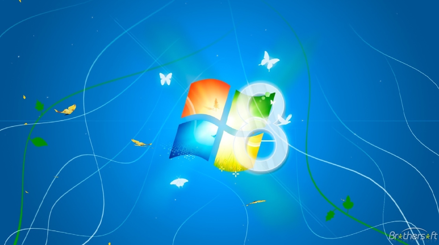 3d Moving Wallpaper For Windows - Butterfly Microsoft Windows - HD Wallpaper 