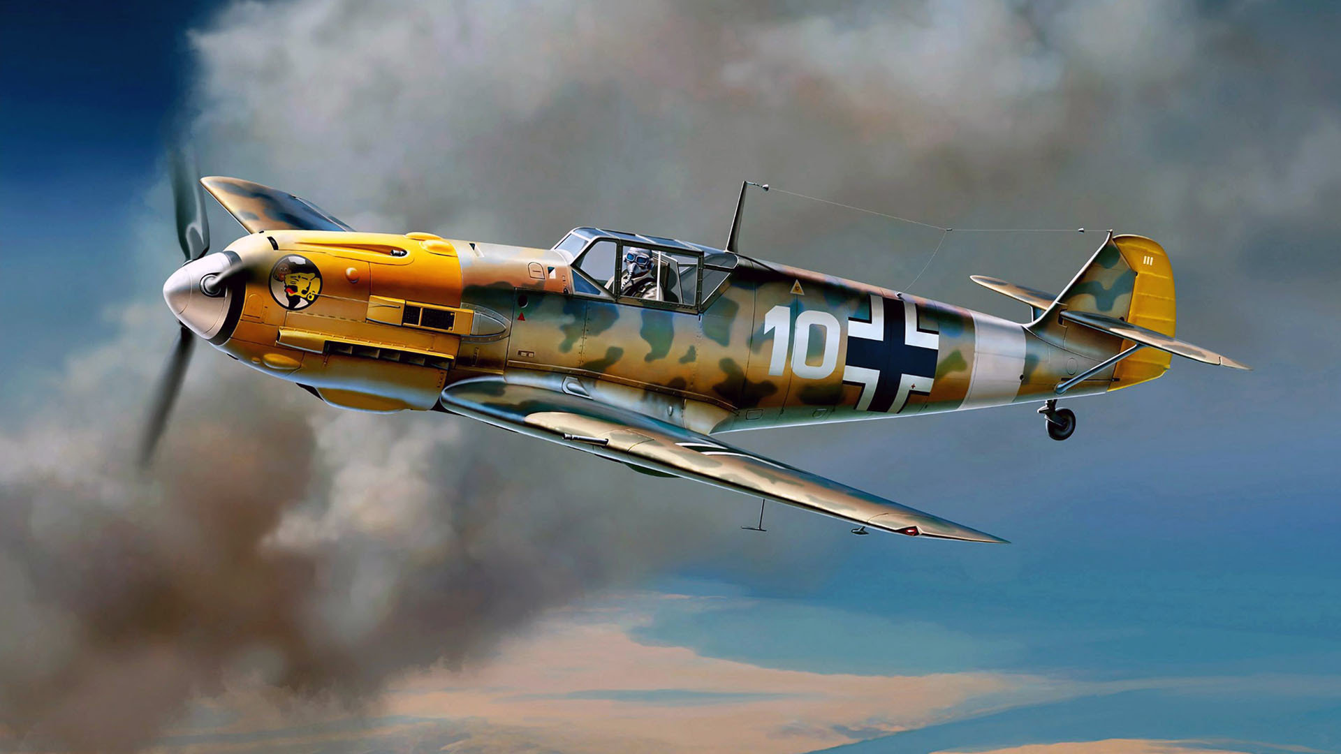 Free Messerschmitt Bf 109 High Quality Wallpaper Id - Bf 109 Wallpaper Hd - HD Wallpaper 