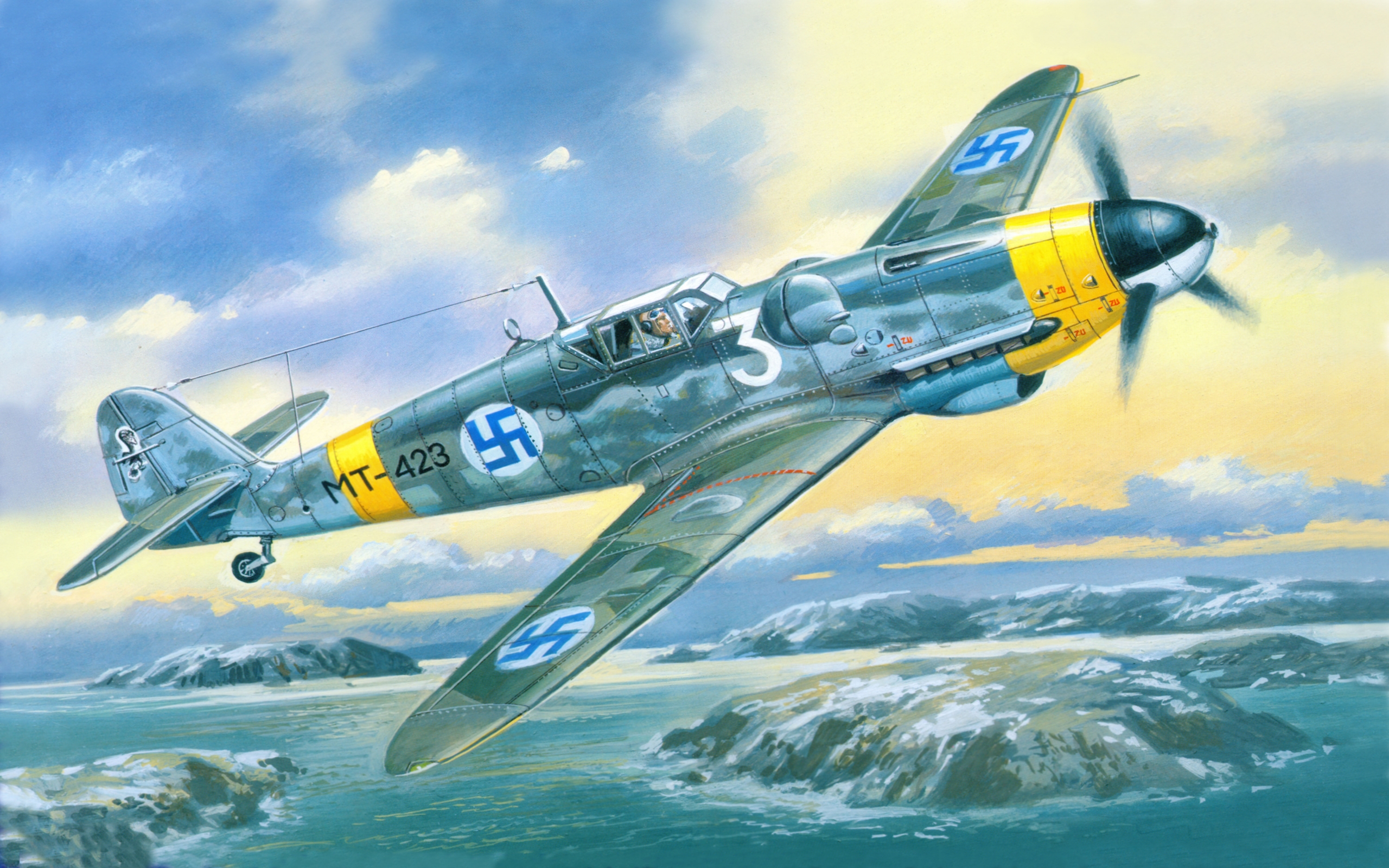 Messerschmitt Bf 109 G6 - HD Wallpaper 