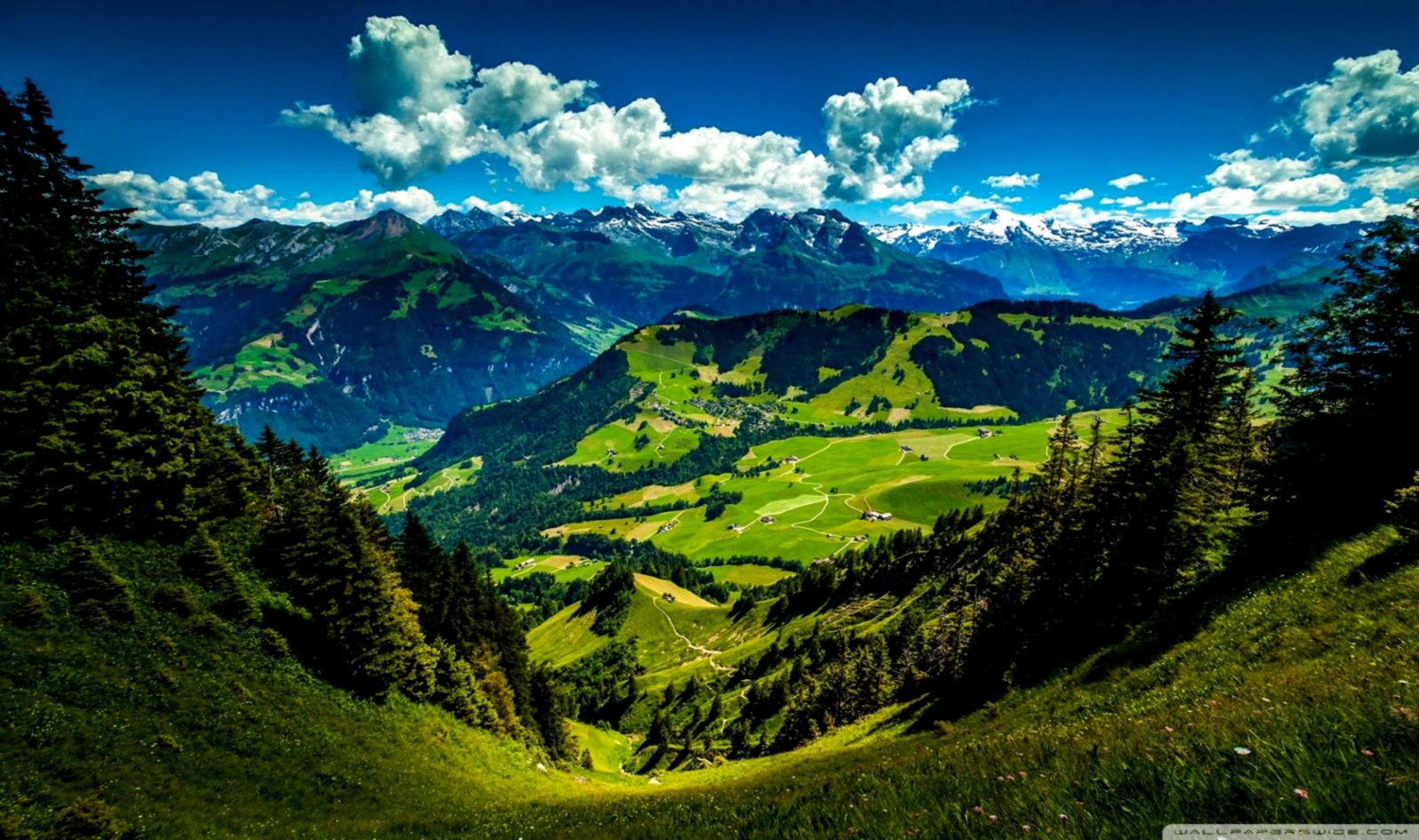 Mountain Landscape ❤ 4k Hd Desktop Wallpaper For 4k - Mountains And Hill Valleys - HD Wallpaper 