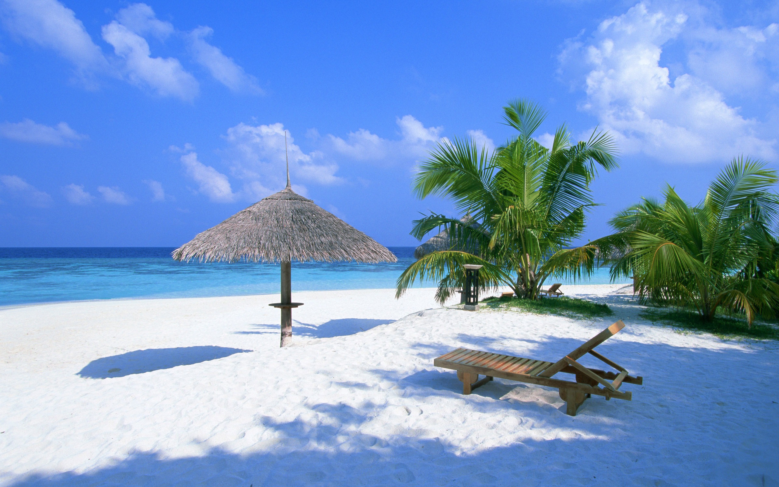 Screen Wallpaper - Beautiful Beach Scene - HD Wallpaper 