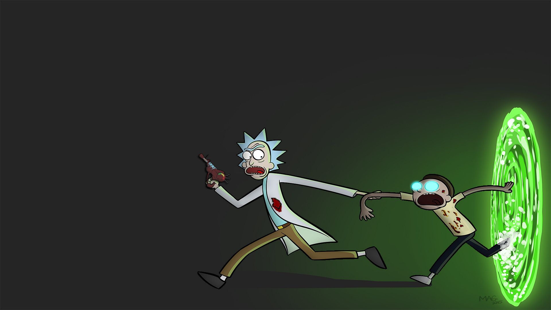 Zombies - Rick And Morty - HD Wallpaper 