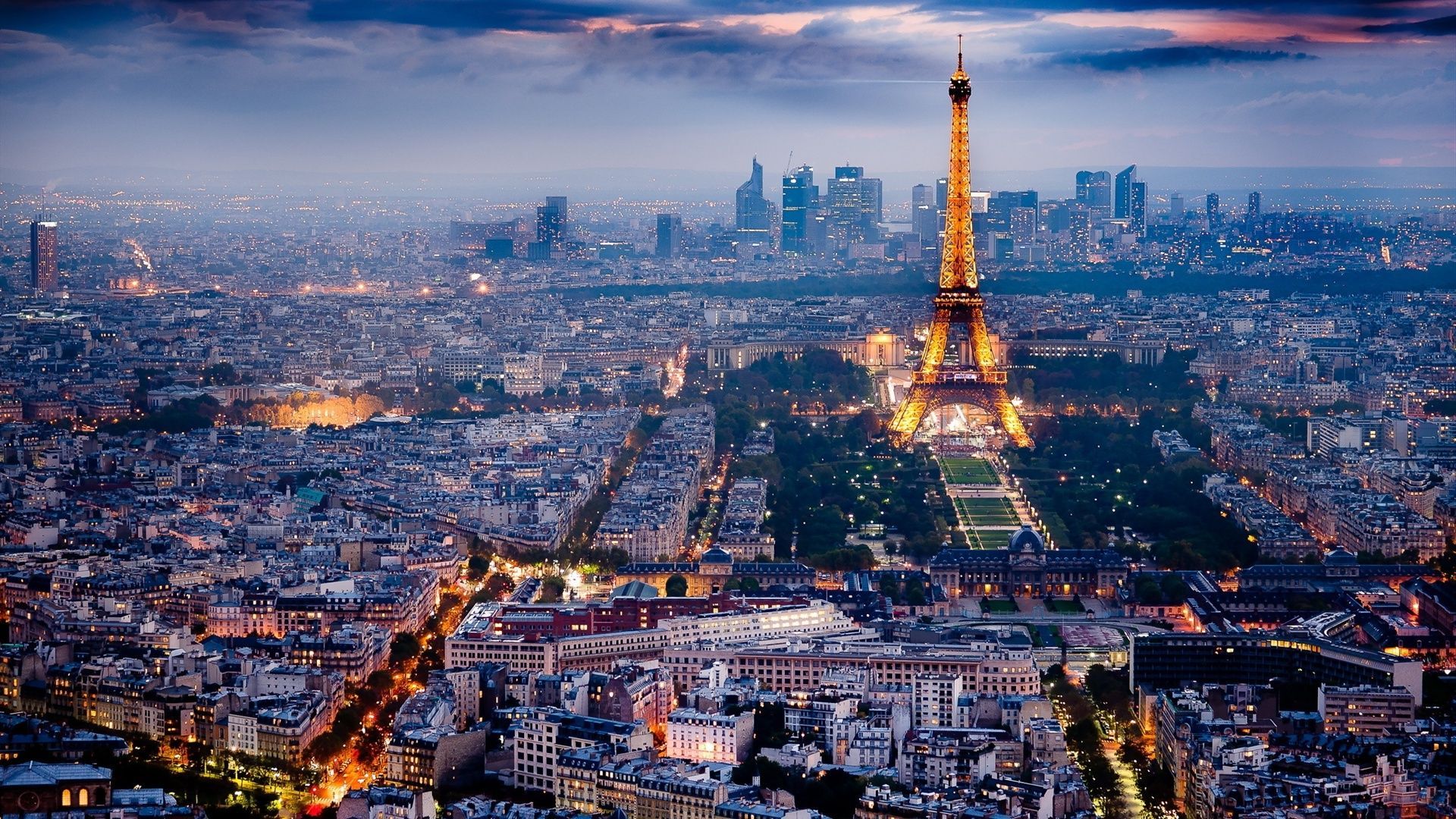 Paris At Night - HD Wallpaper 