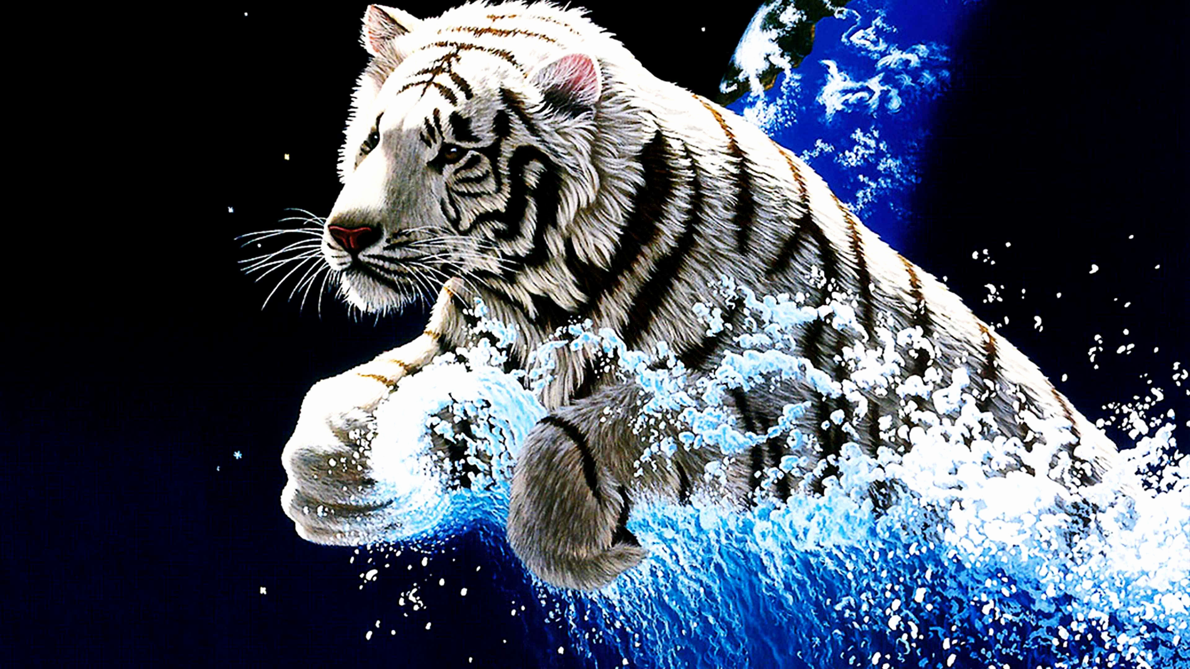 3840x2160, Animated Wallpaper For Pc Elegant Tiger - Tiger Wallpaper Hd - HD Wallpaper 