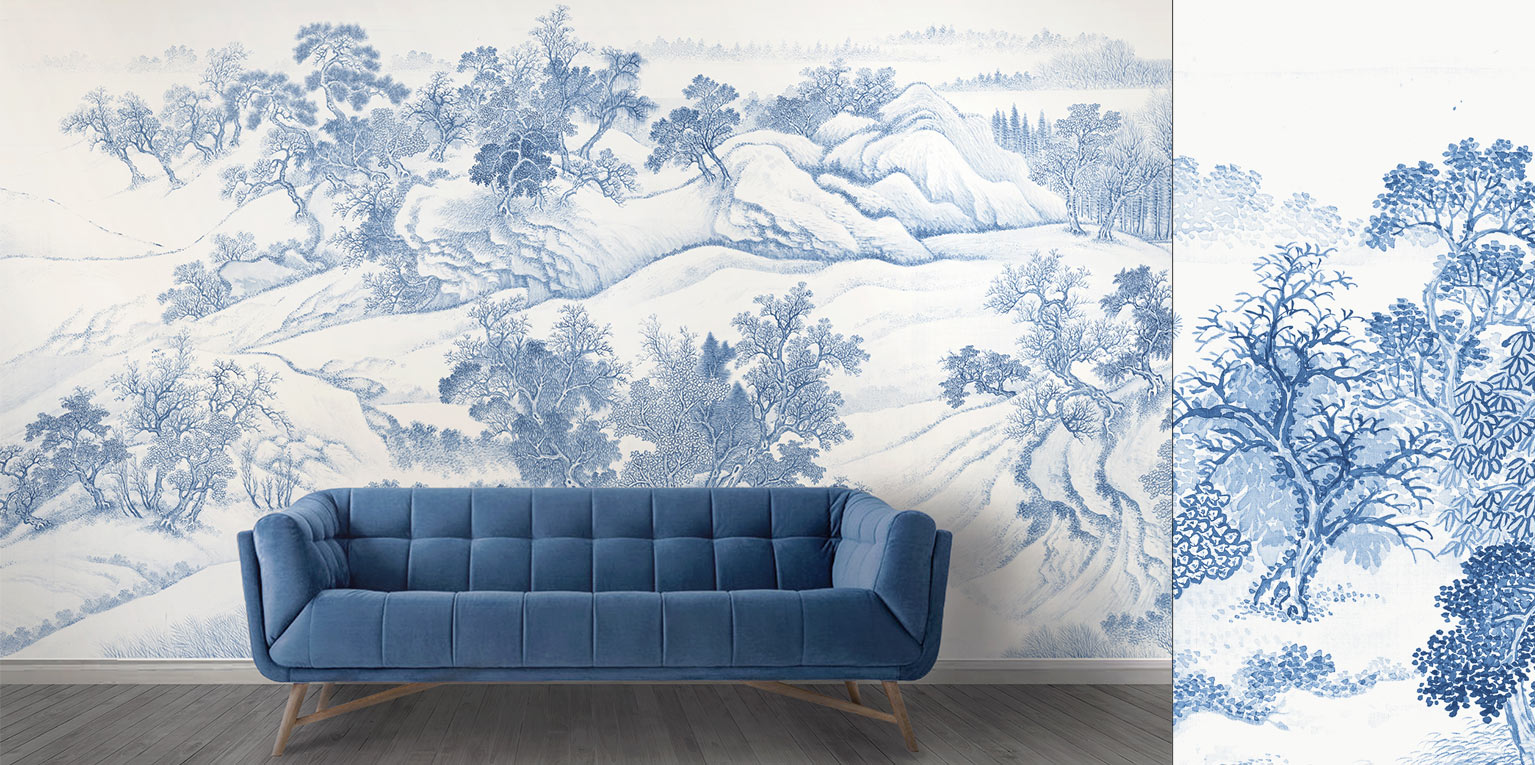 Papier Peint Panoramique Paysage - Studio Couch - HD Wallpaper 