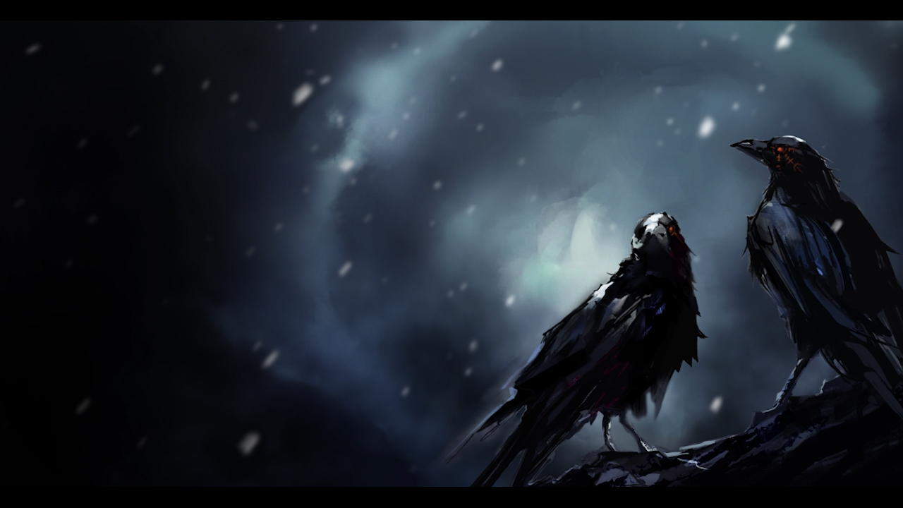 Animated Wallpaper Crow - HD Wallpaper 