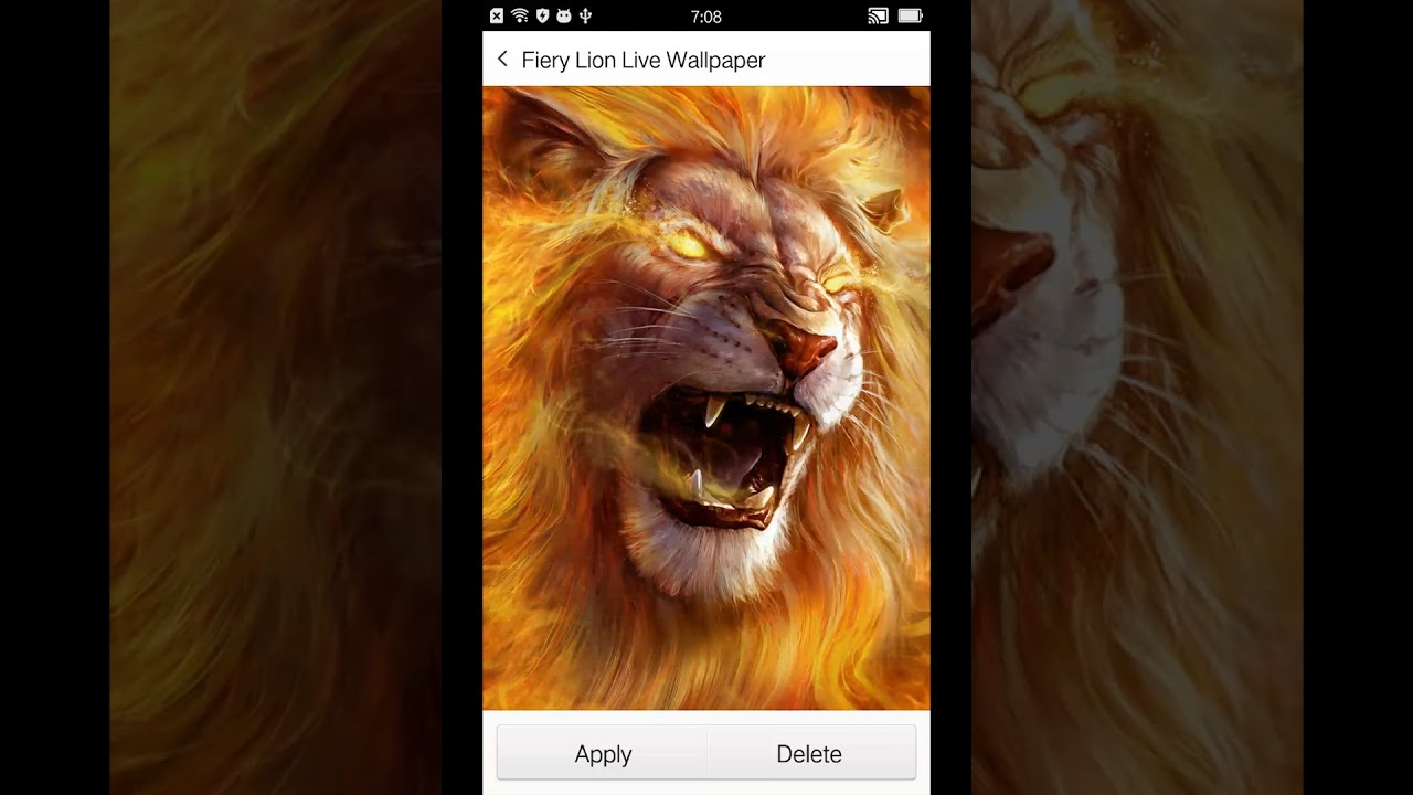 Roaring Majestic Lion - HD Wallpaper 