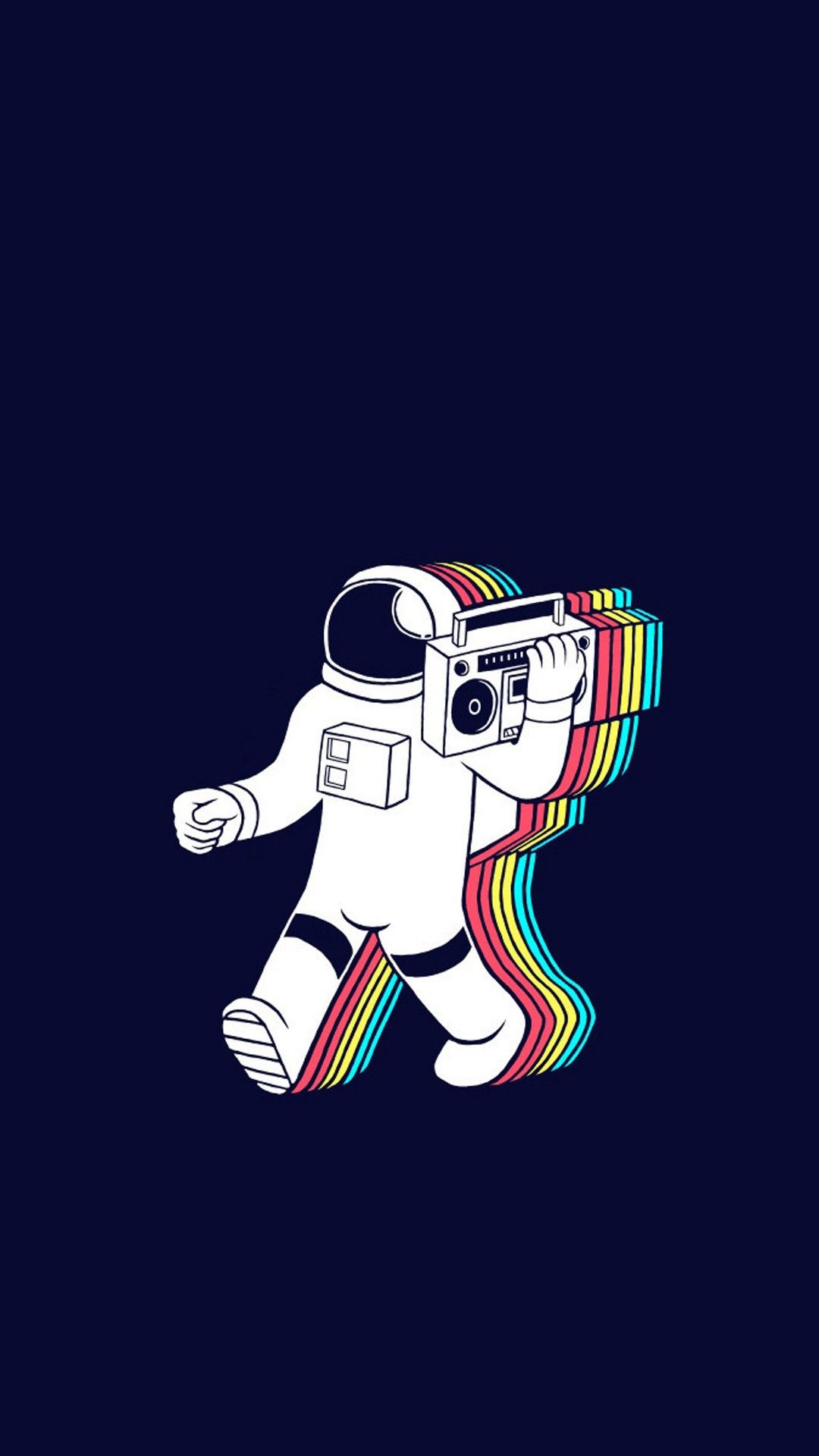 Cartoon Astronaut Music Iphone Wallpaper - Boris Brejcha Sad But True - HD Wallpaper 