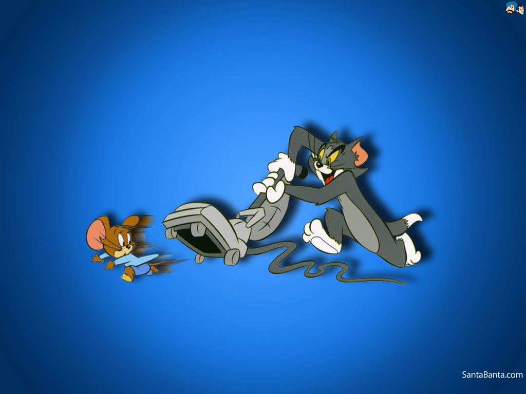 Cartoon Characters - Tom And Jerry Cover - HD Wallpaper 