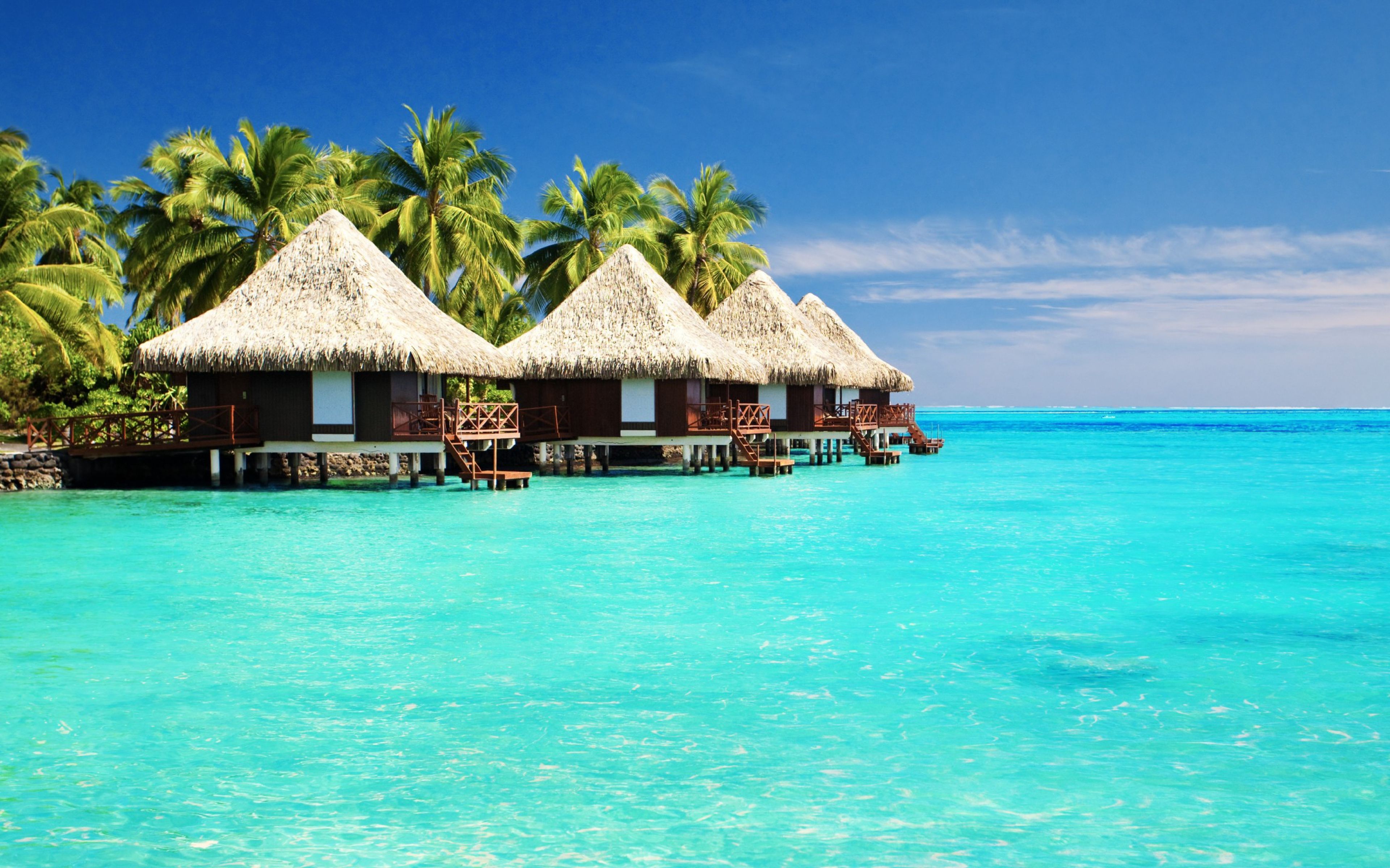 Download Ocean, Landscape, Blue, Nature, Summer Wallpaper - HD Wallpaper 