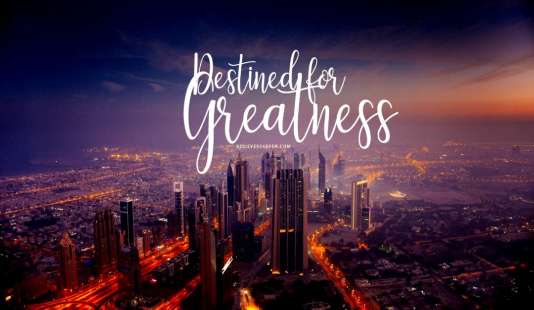 Destined For Greatness Inspiration Wallpaper Laptop - Christian Desktop Background - HD Wallpaper 