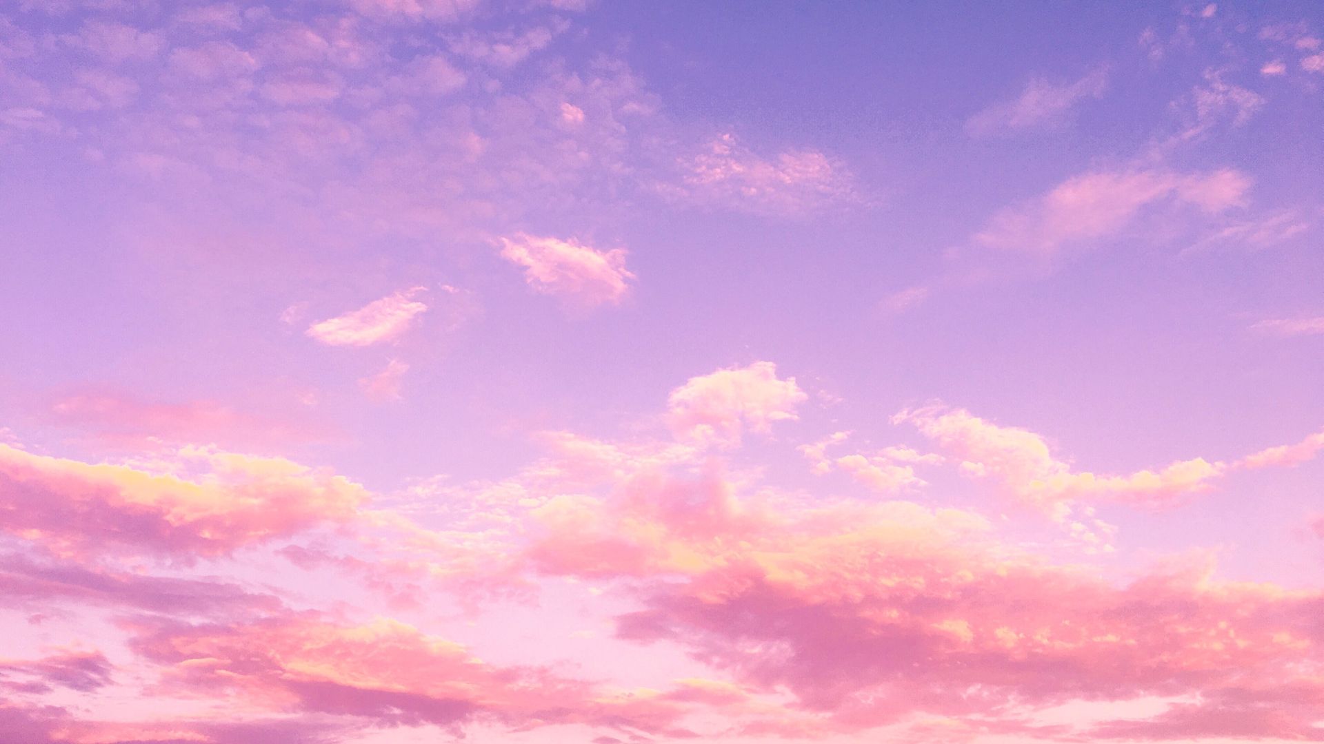 Pink Clouds Sky Summer Wallpaper - HD Wallpaper 