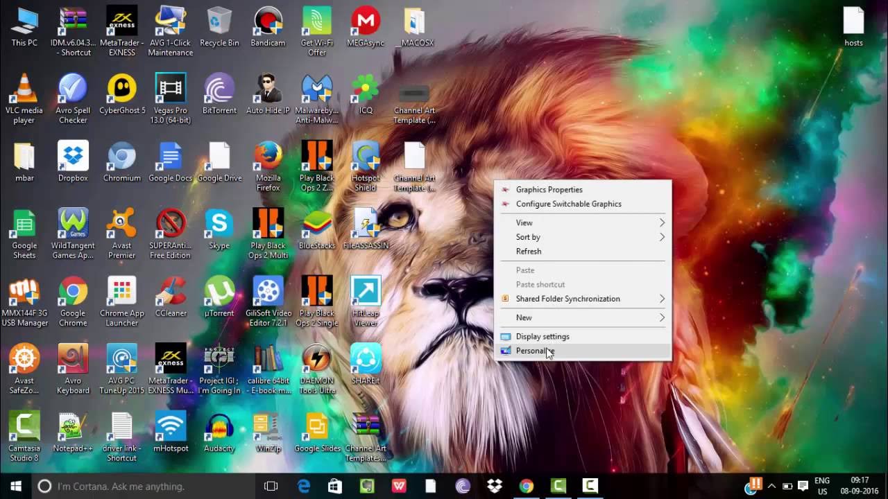 Lion Desktop Wallpaper Hd - HD Wallpaper 