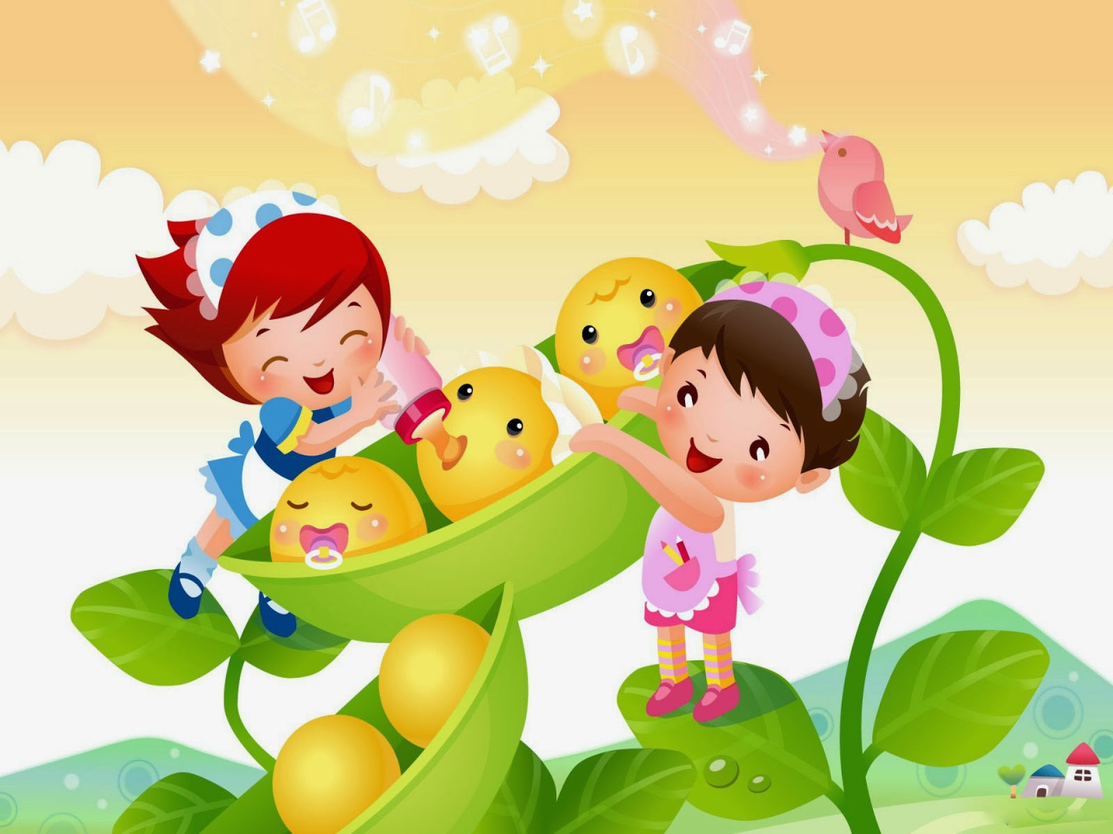 Kids Cartoon Wallpaper Free Download - Kids Cartoon Images Hd - HD Wallpaper 