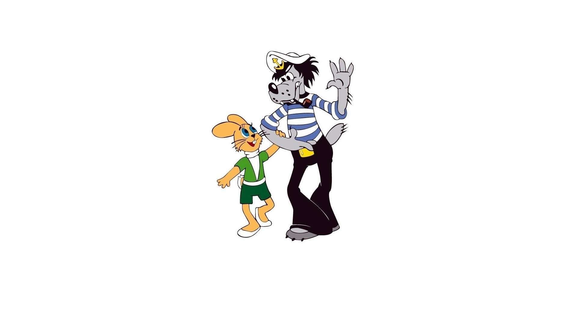 Cartoon Wolf Image Wallpaper - Well Just You Wait Png - HD Wallpaper 