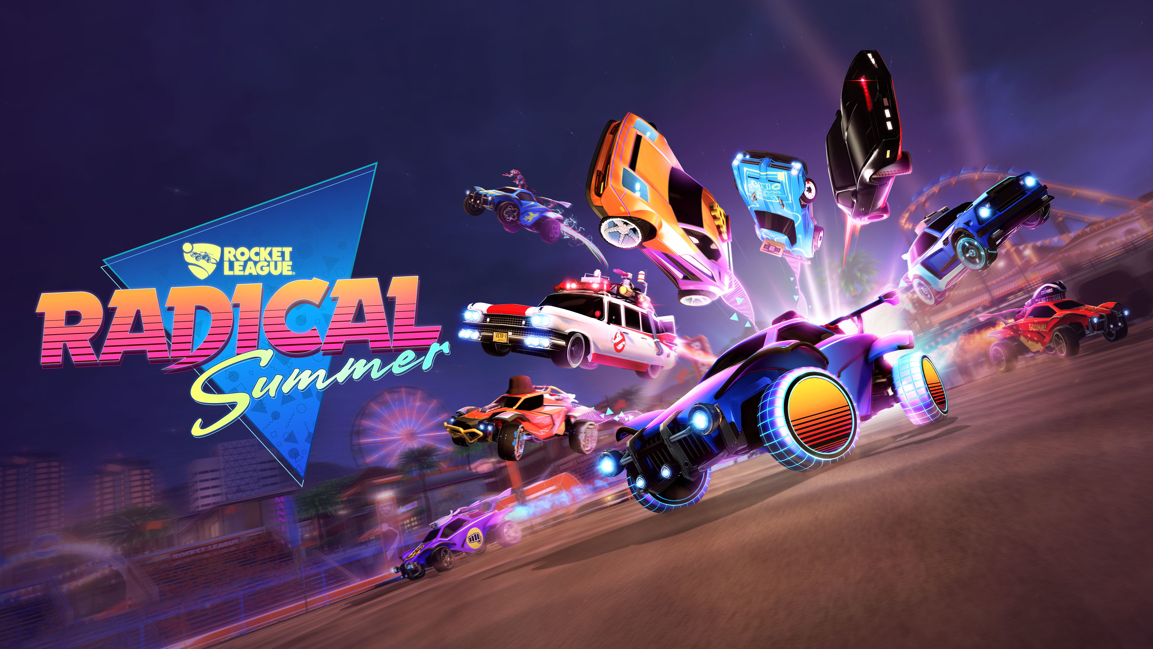 Rocket League Radical Summer - HD Wallpaper 