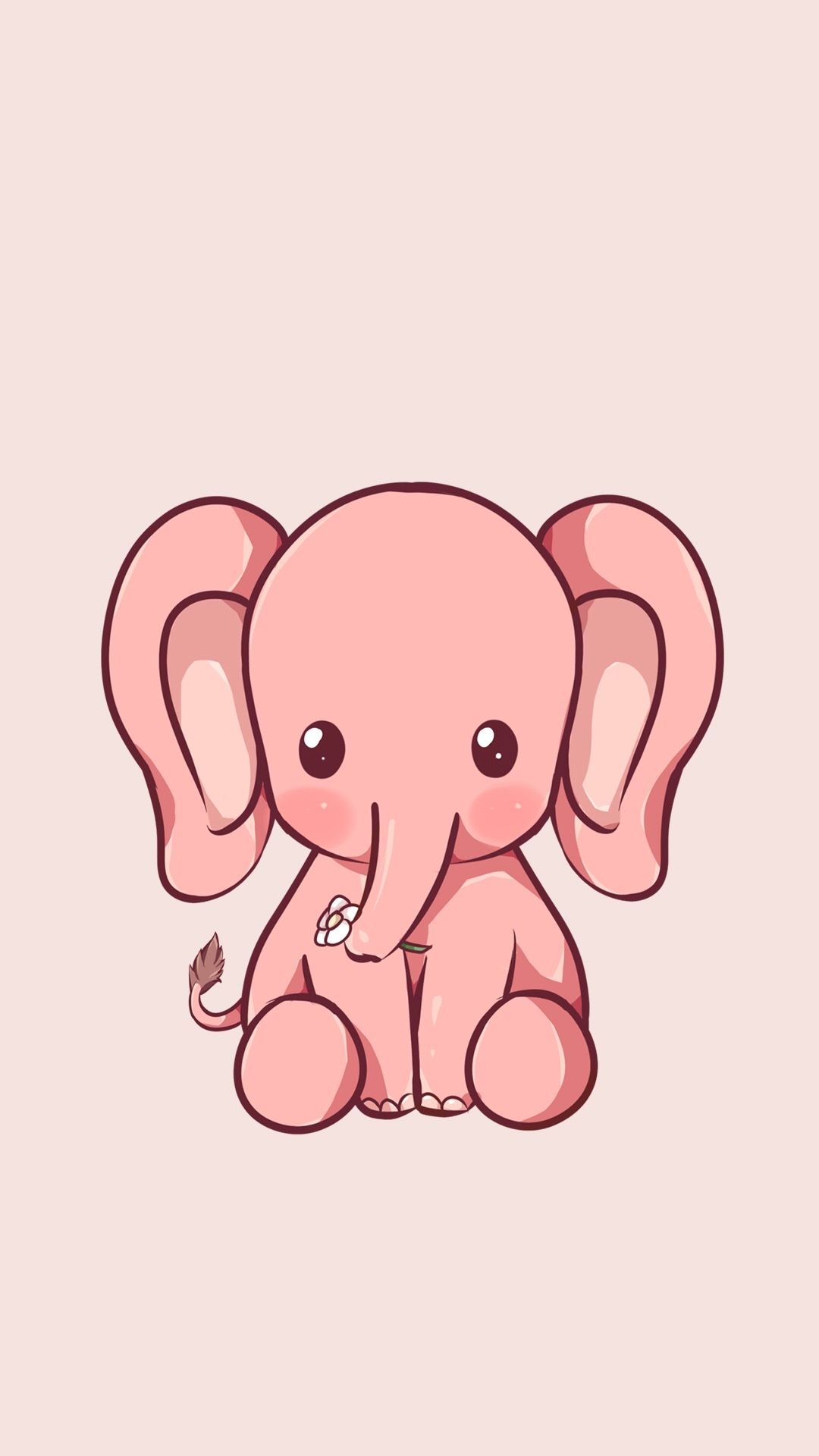 Cartoon Elephant Wallpaper - Cute Baby Elephant Cartoon - 1080x1920  Wallpaper 