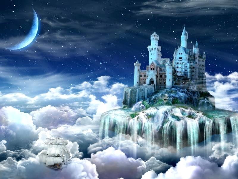 Fairytale Wallpaper Fairy Tale Amazing Wallpapers Tail - Beautiful Magical Fantasy Castle - HD Wallpaper 