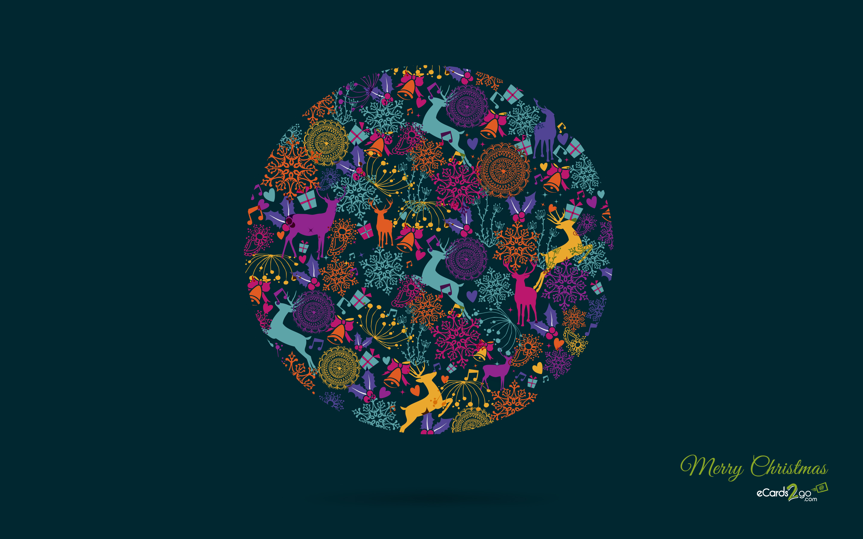 Christmas Desktop Wallpaper Hd - HD Wallpaper 