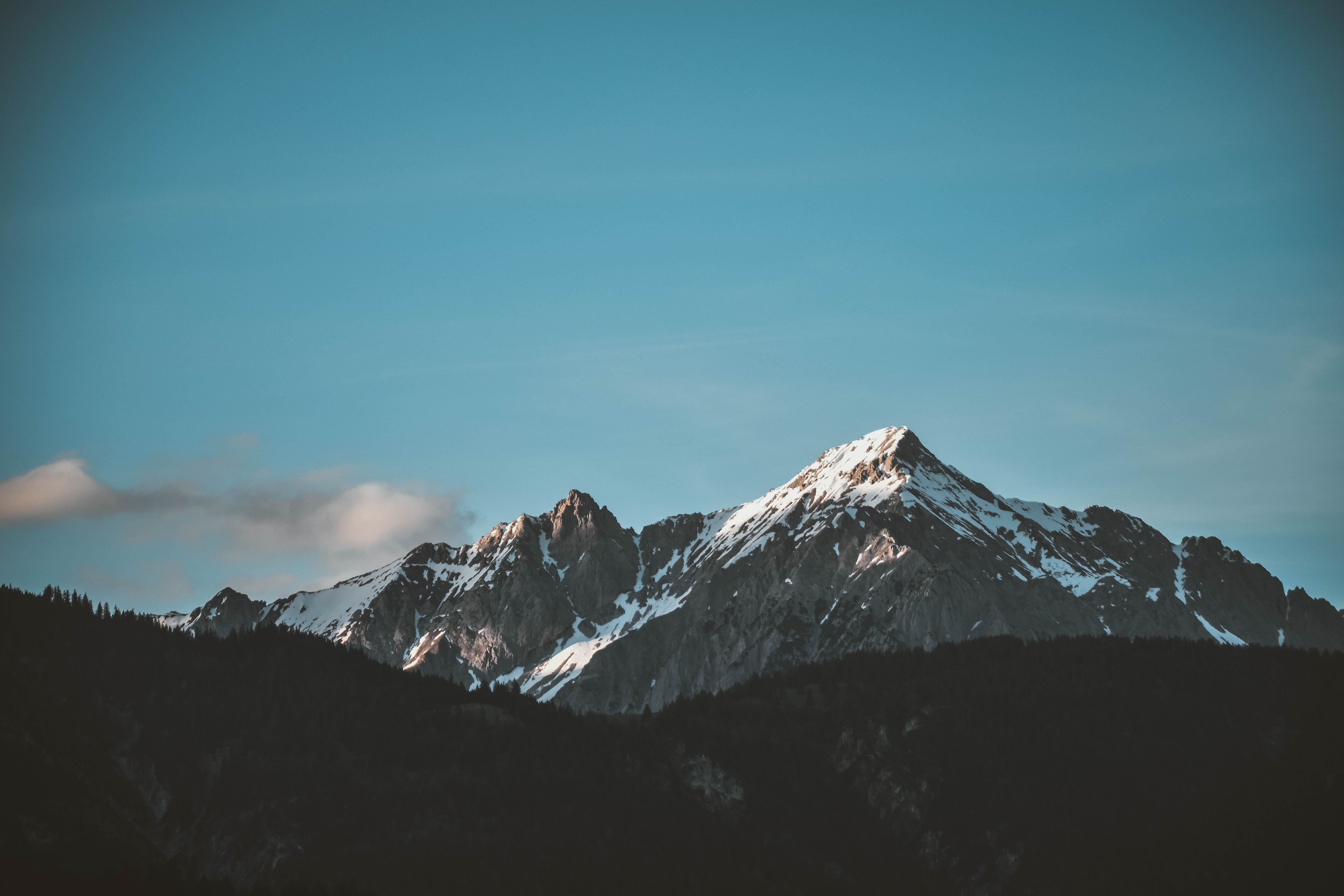 Easy Mountain Snow Painting - HD Wallpaper 