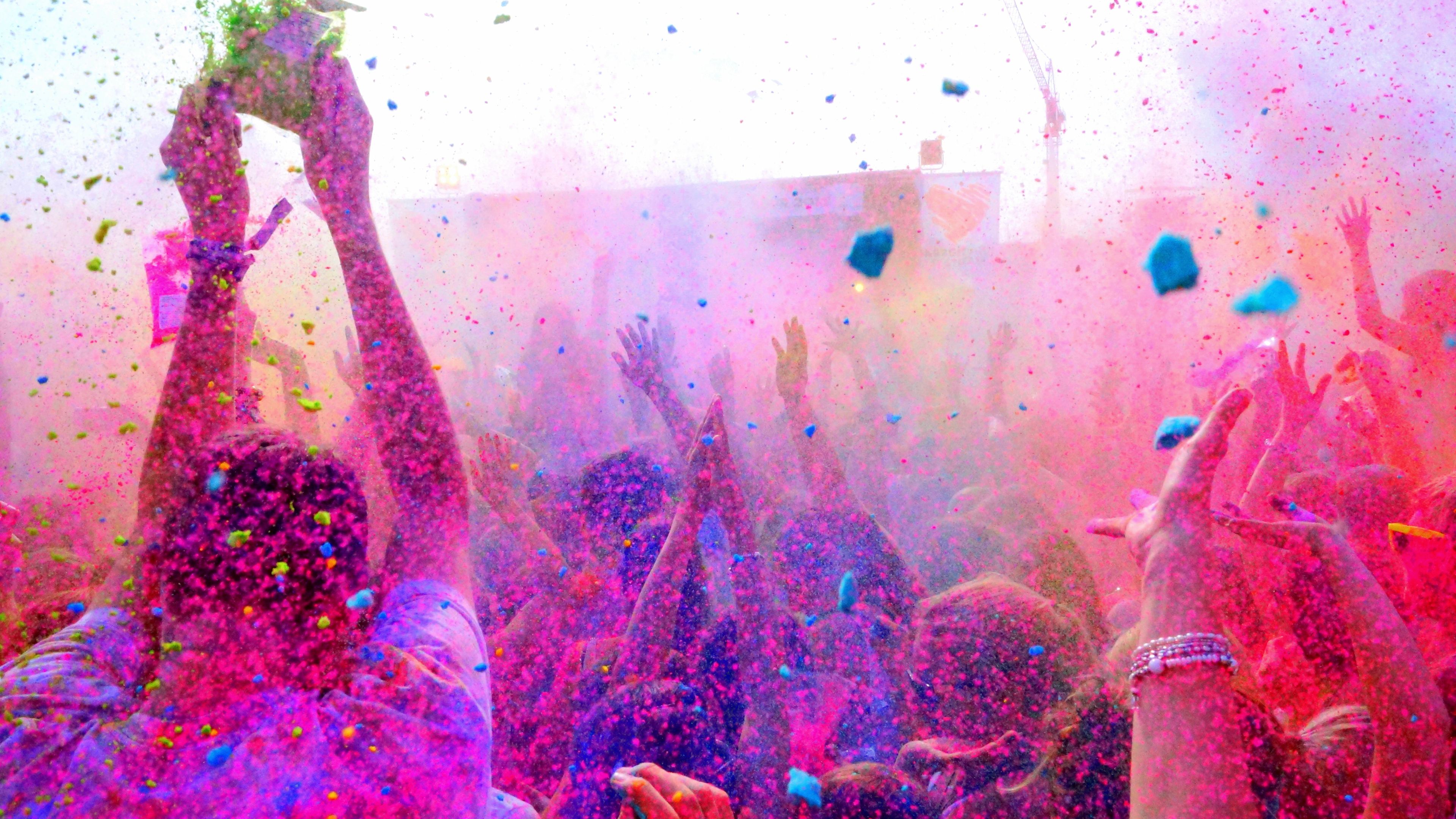 holi background in flax