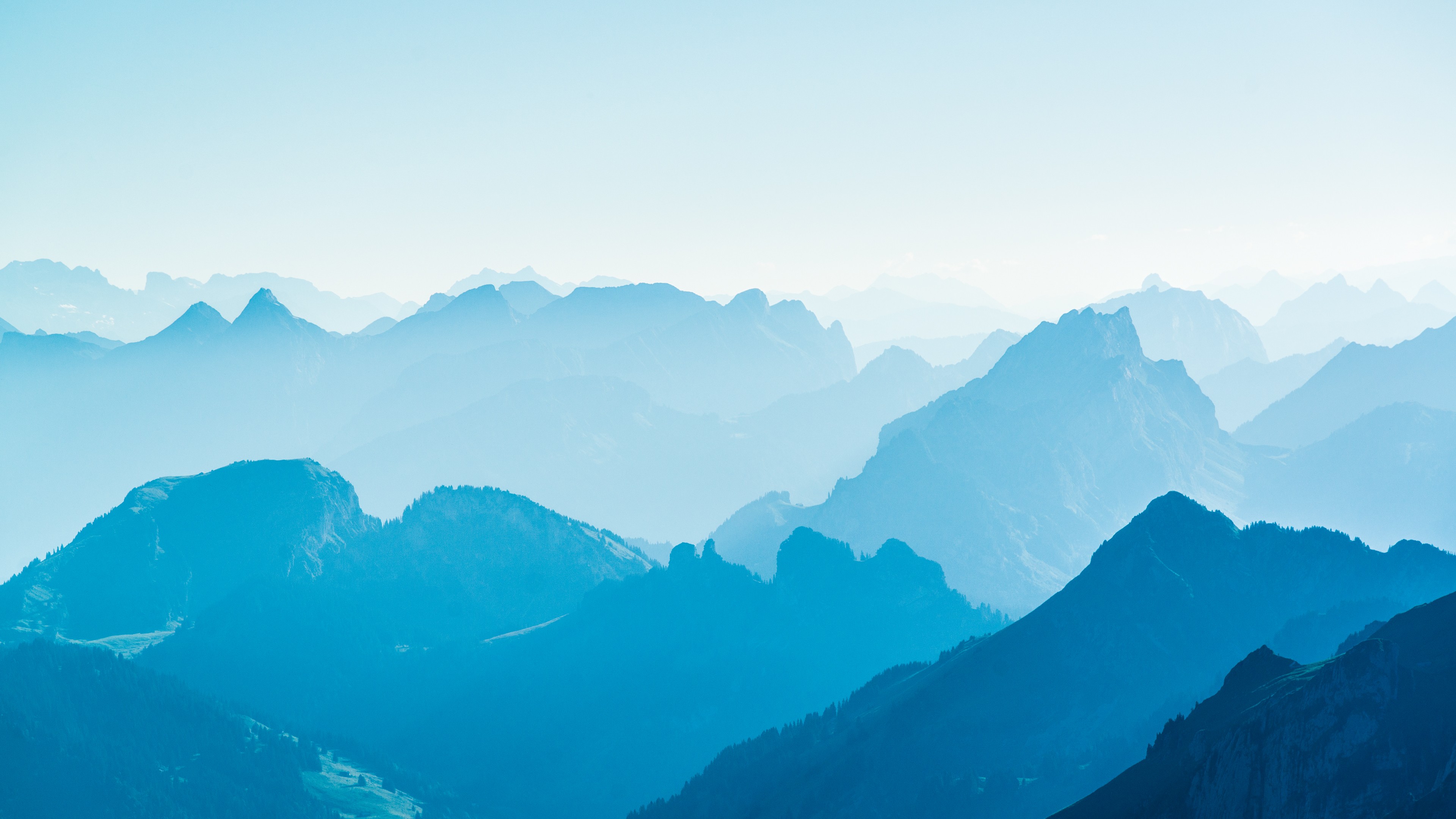 Blue Mountains Background - HD Wallpaper 