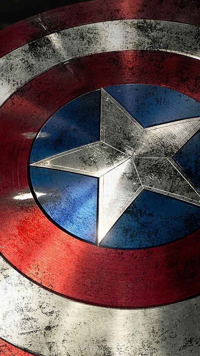 Phone Wallpapers - Captain America Shield Wallpaper For Mobile - 640x1136  Wallpaper 