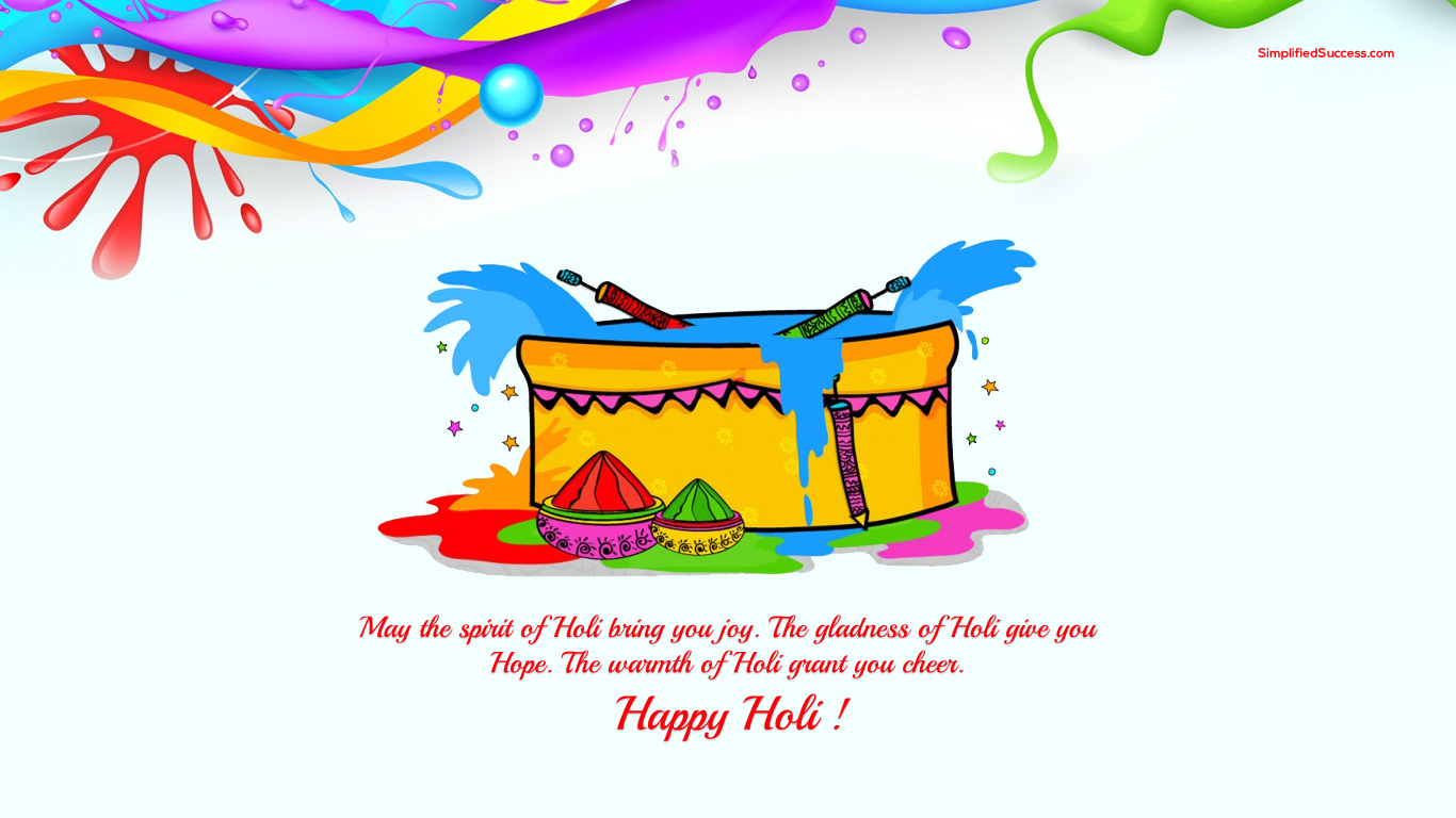 Happy Holi From Company - HD Wallpaper 