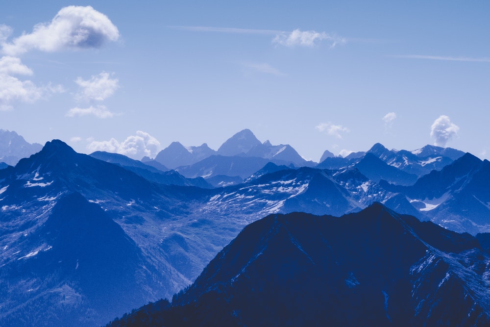 Mountain Wallpaper - Blue Mountain Wallpaper Hd - HD Wallpaper 