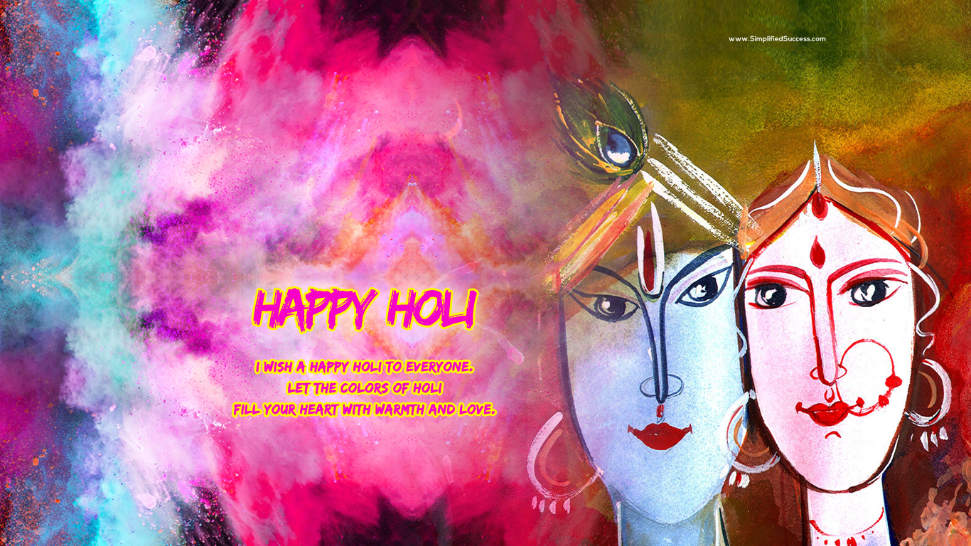 Happy Holi Creative Design - HD Wallpaper 