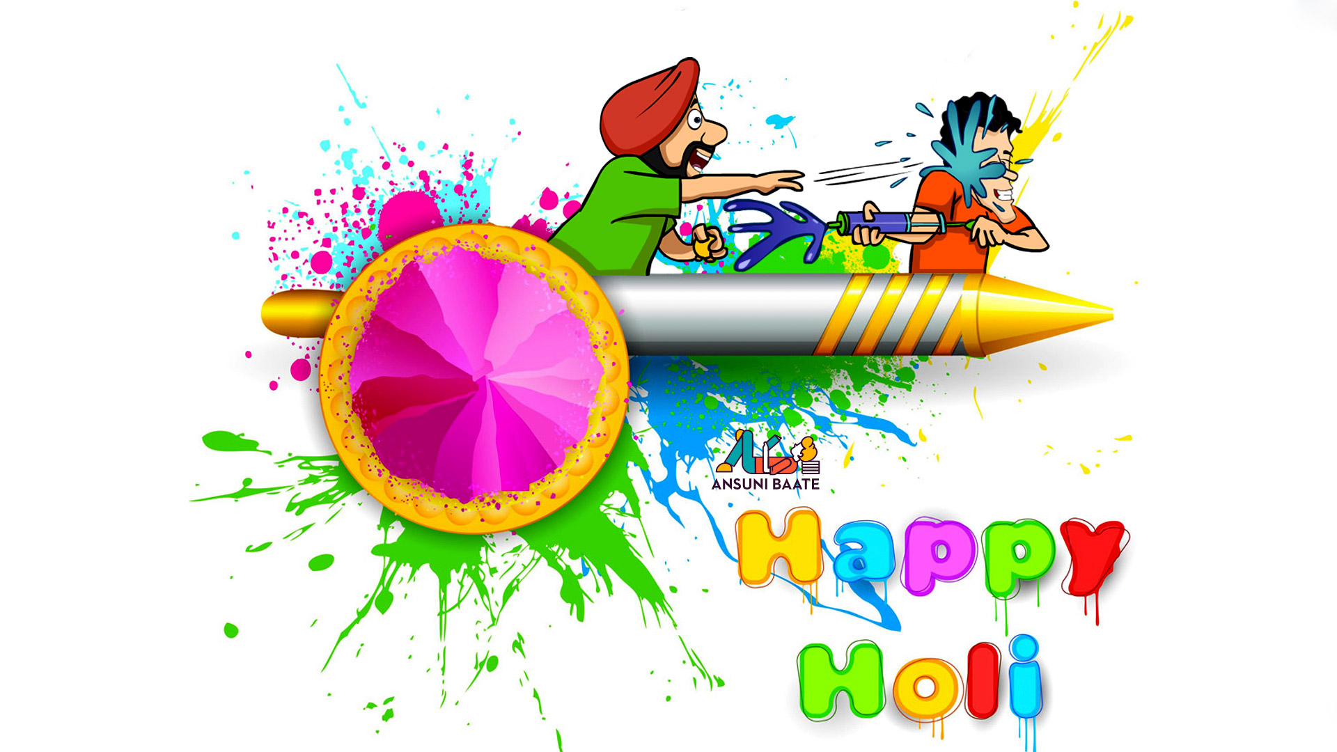 Happy Holi Images Photo Wallpaper Picture Full Hd Gallery - Happy Holi Images 2018 - HD Wallpaper 