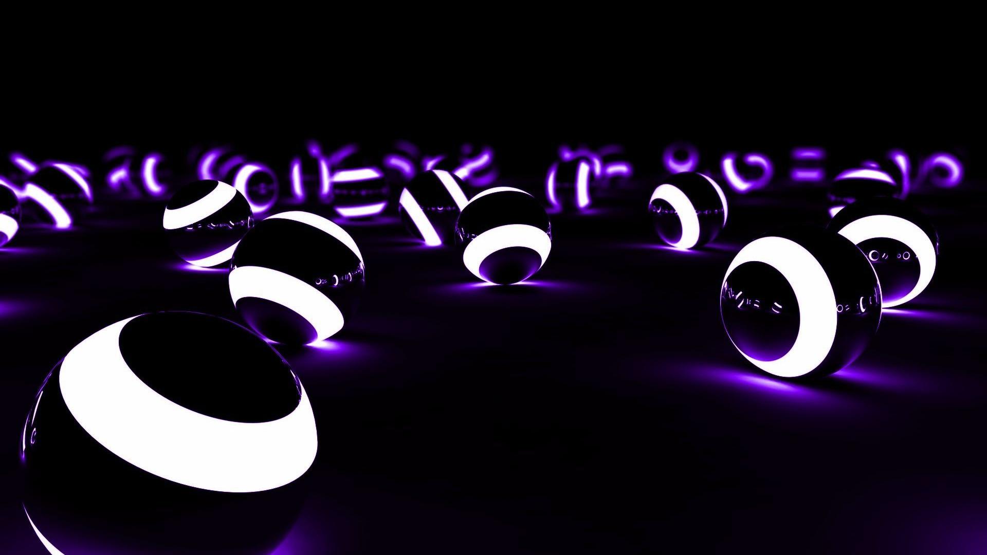 Awesome Wallpapers Phone On Wallpaper Hd 1920 X 1080 - Purple And Black Balls - HD Wallpaper 