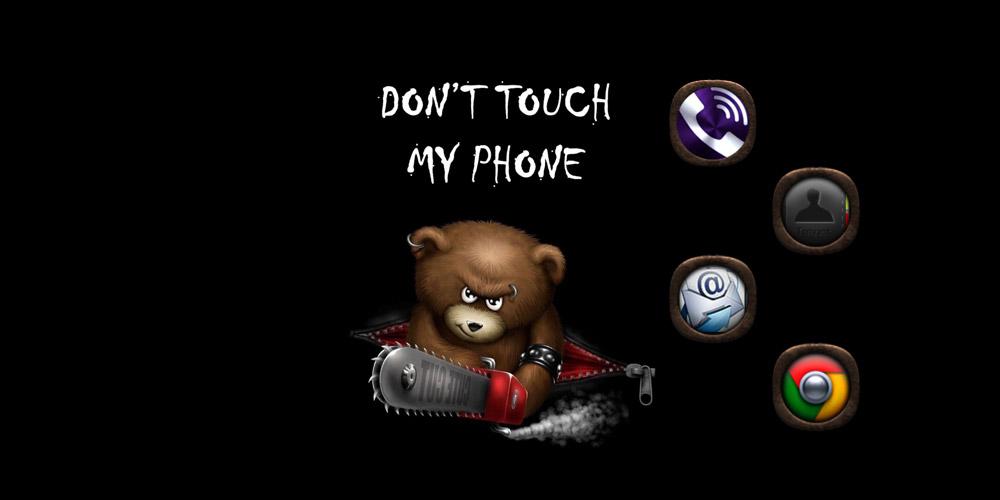 Dont Touch My Phone Live Wallpaper - Don T Touch My Phone Wallpaper Hd - HD Wallpaper 
