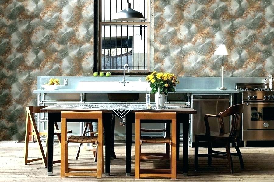 Wallpaper Kitchen Walls Wallpapering For View Product - Kitchen Wallpaper Design Wall - HD Wallpaper 