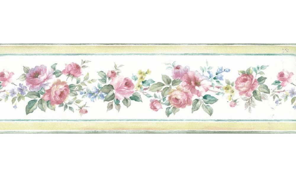 Floral Wallpaper Borders - HD Wallpaper 